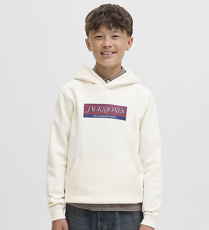 Jack & Jones Hættetrøje - JorInwood - Antique White