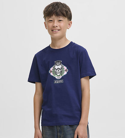 Jack & Jones T-shirt - JorSkull - Ocean Cavern