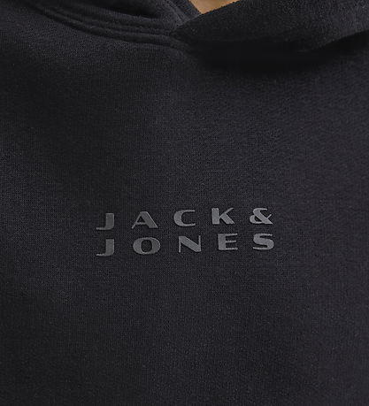 Jack & Jones Hættetrøje - JcoPoint - Black/JNR