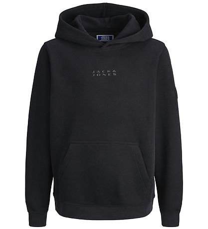 Jack & Jones Hættetrøje - JcoPoint - Black/JNR