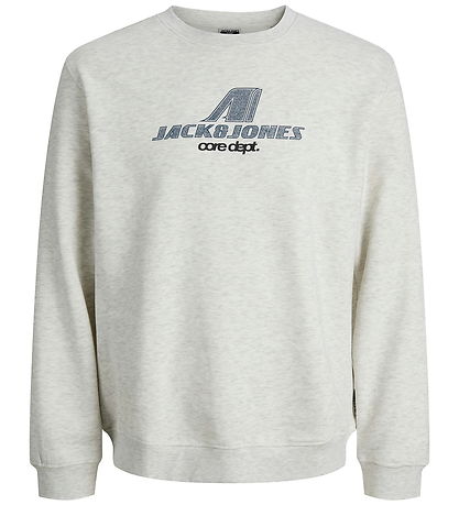 Jack & Jones Sweatshirt - JcoTier - White Melange