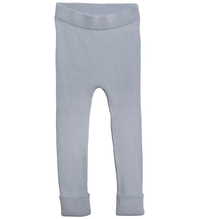 Hanevild Lynge - Leggings - Strik - Blå