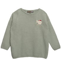 Hanevild Bluse - Strik - Lauge - Sage