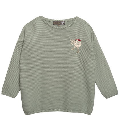 Hanevild Bluse - Strik - Lauge - Sage