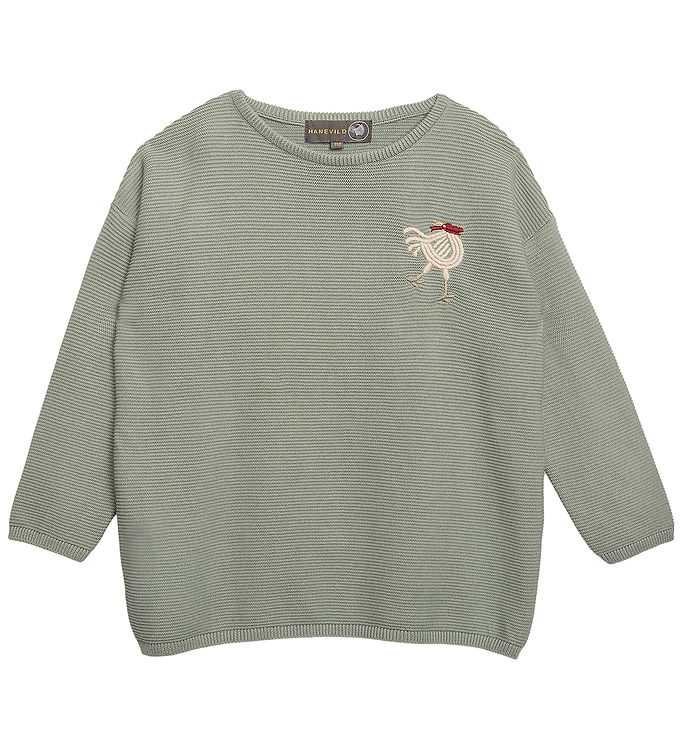 Hanevild Bluse - Strik - Lauge - Sage
