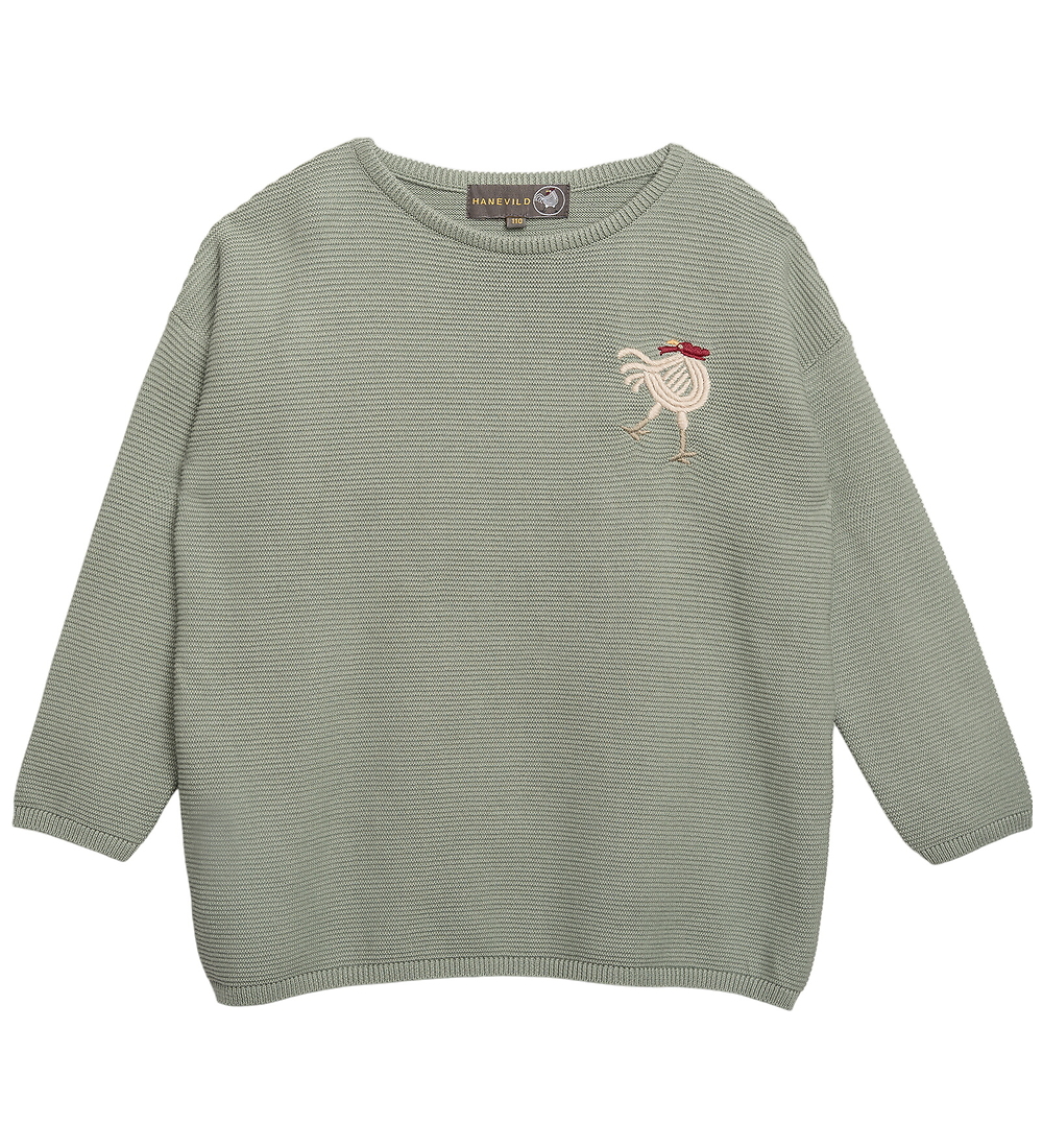 Hanevild Bluse - Strick - Gilde - Sage - Hanevild - 110/116 - Blusen