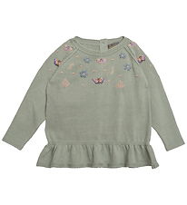 Hanevild Bluse - Strik - Sandra - Sage