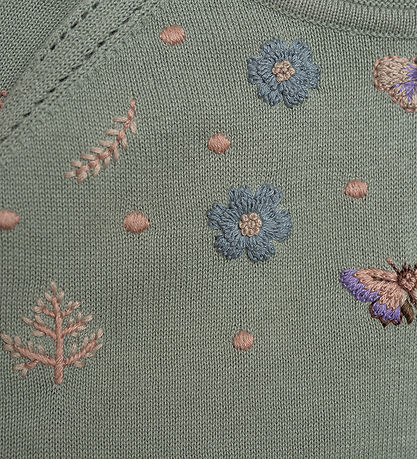 Hanevild Bluse - Strik - Sandra - Sage