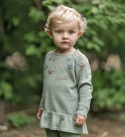 Hanevild Bluse - Strik - Sandra - Sage