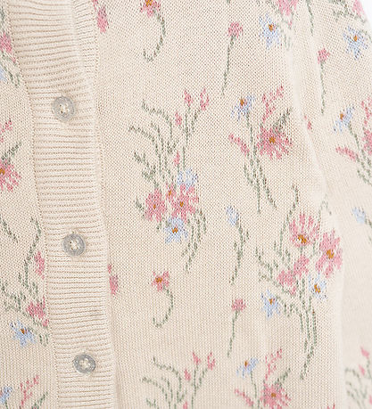 Hanevild Cardigan - Flower - Summer Sand