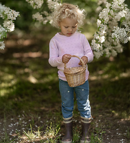 Hanevild Bukser - Denim m. Hjerter