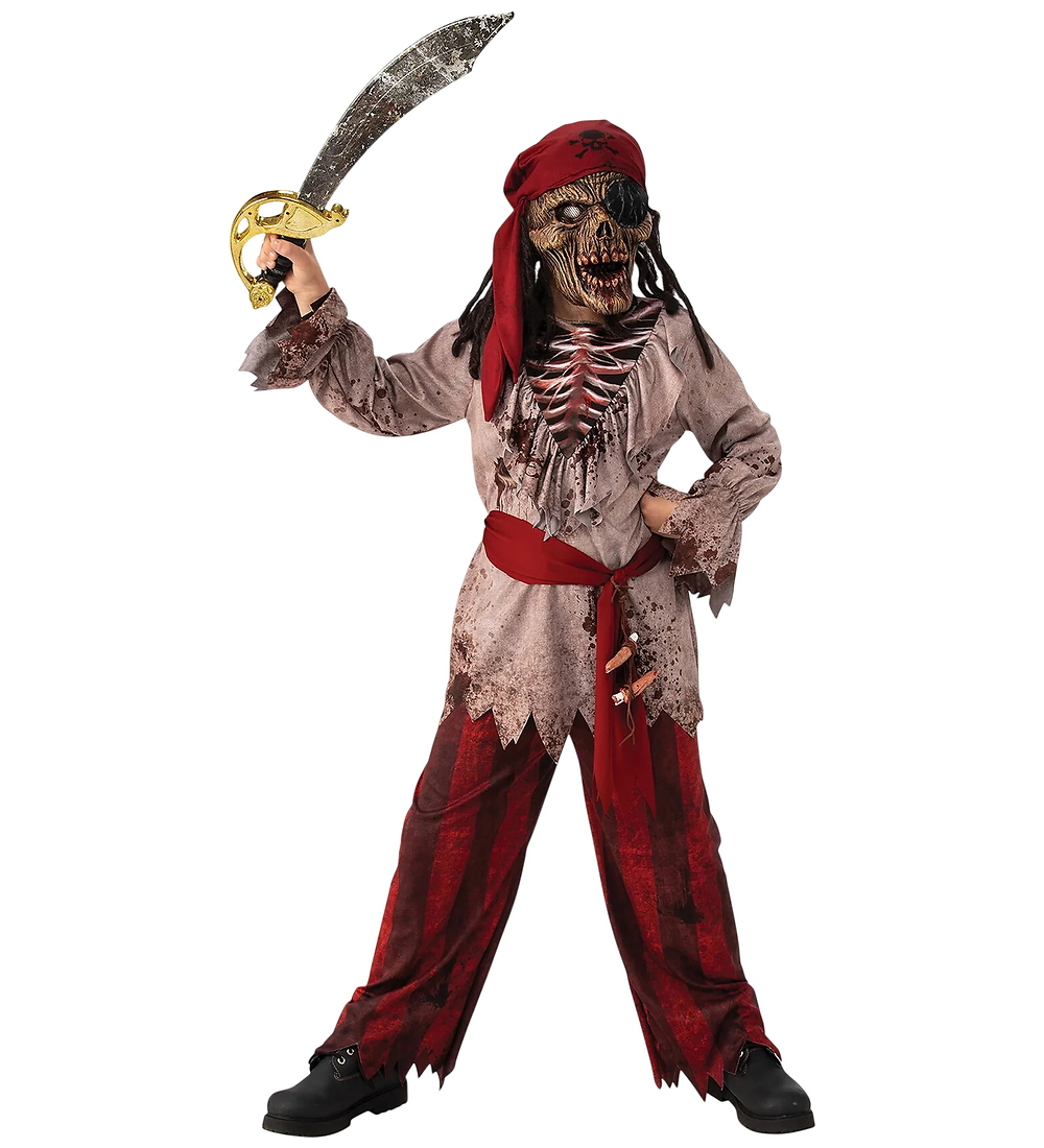 Rubies Kostüm - Zombie-Pirat - Rubies - 7-8 Jahre (122-128) - Kostüme