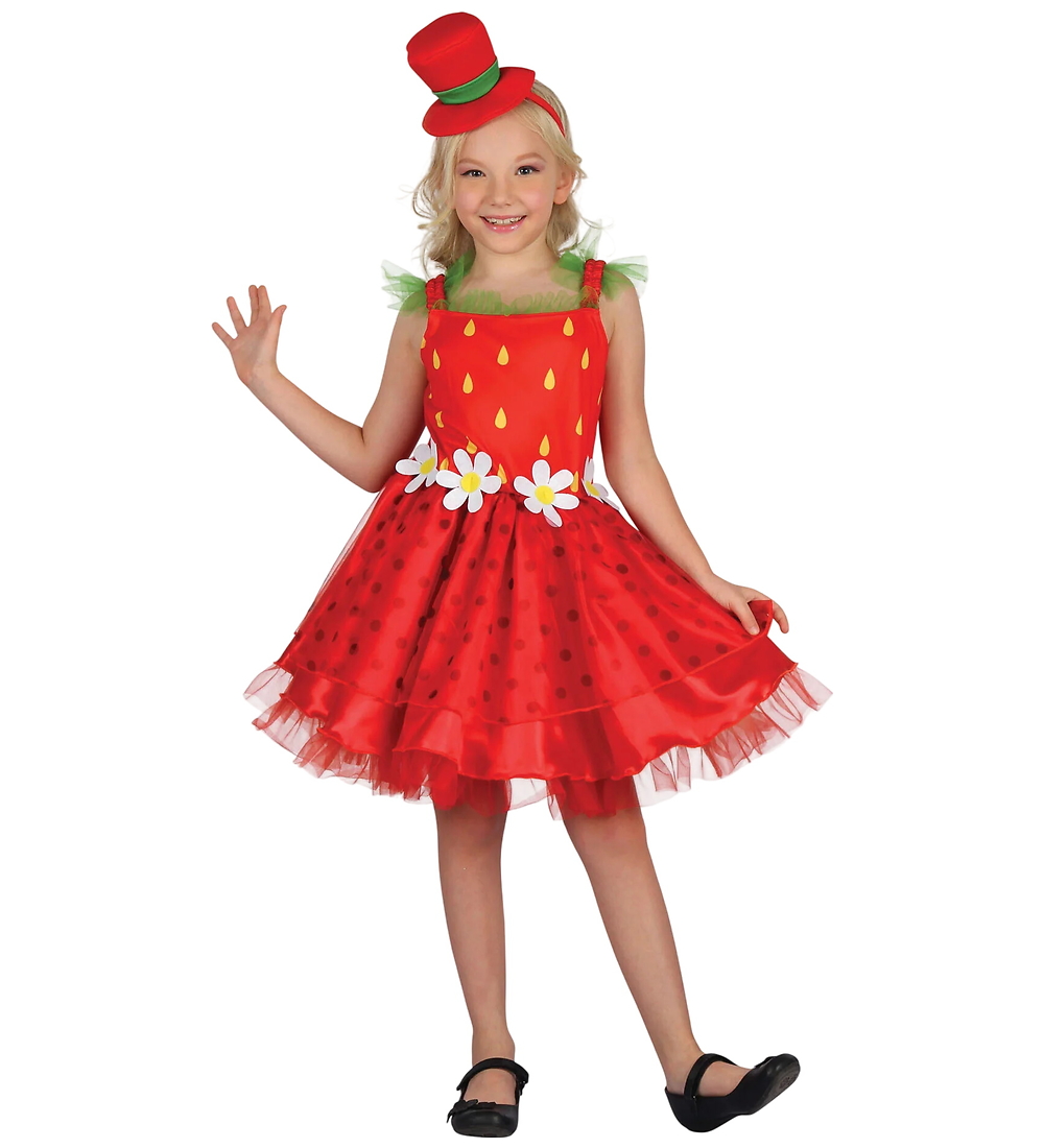 Rubies Kostüm - Strawberry Kiss - Rubies - 5-7 Jahre (110-122) - Kostüme