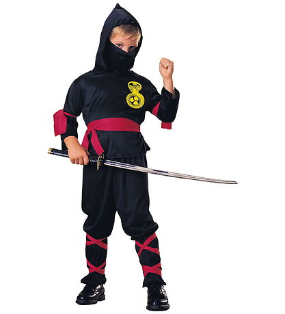 Rubies Udklædning - Black Ninja