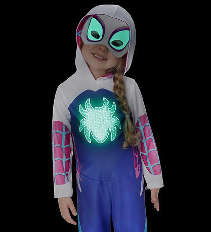 Rubies Udklædning - Ghost Spiderman - Glow In The Dark