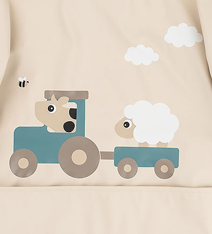 Done By Deer Forklæde - Tiny Farm - Sand