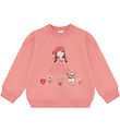 Hust and Claire Sweatshirt - HCSicillia - Sorbet m. Print