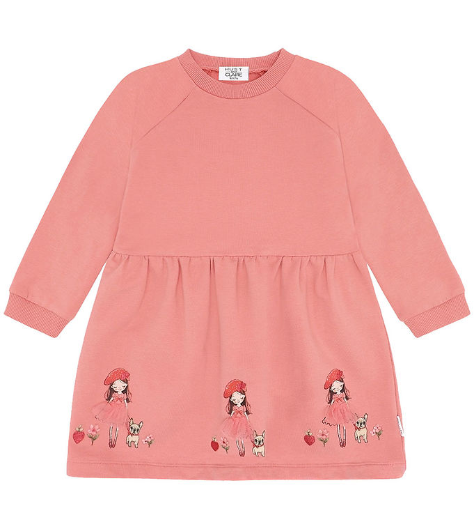 Hust and Claire Sweatkjole - HCDonna - Sorbet m. Print