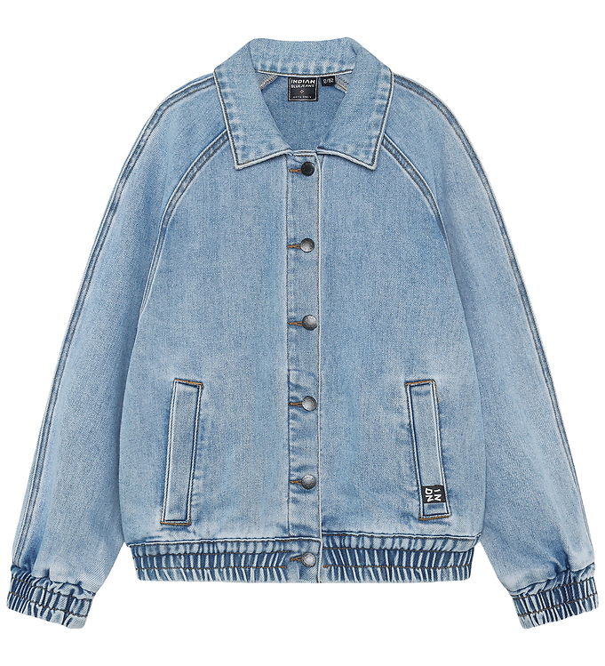 Indian Blue Jeans Denimjakke - Used Light Denim Indian Blue Jeans Denimjakke - Used Light Denim