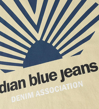 Indian Blue Jeans T-Shirt - Loose Fit - Dusty Yellow