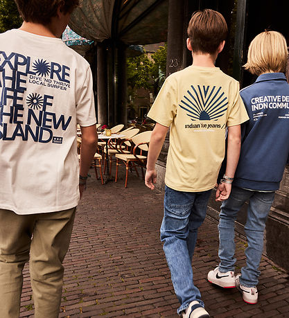 Indian Blue Jeans T-Shirt - Loose Fit - Dusty Yellow