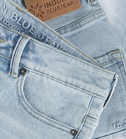 Indian Blue Jeans Jeans - Wide Loose Fit - Light Denim Blue