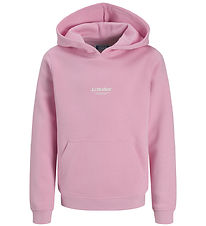 Jack & Jones Hættetrøje - Noos - JjeSoho JNR - Prism Pink