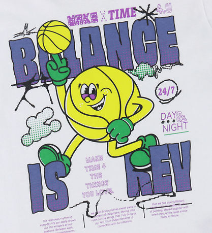 Jack & Jones T-Shirt - JorBig - Bright White m. Print