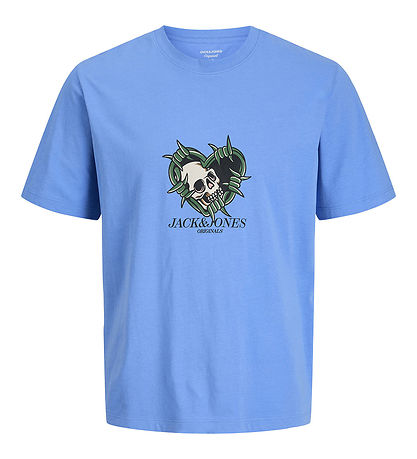 Jack & Jones T-Shirt - JorCatskills - Marina m. Print