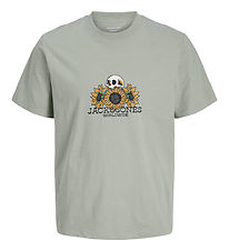 Jack & Jones T-Shirt - JorCatskills - Seagrass m. Print