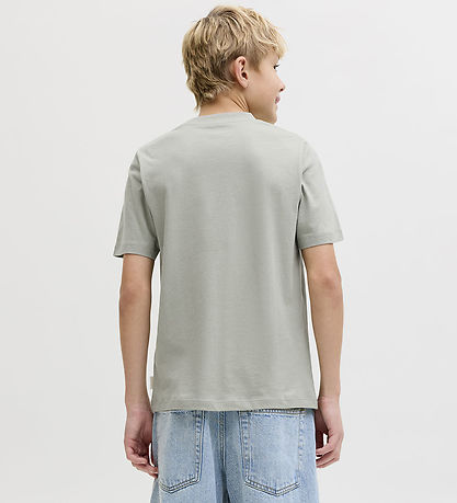 Jack & Jones T-Shirt - JorCatskills - Seagrass m. Print