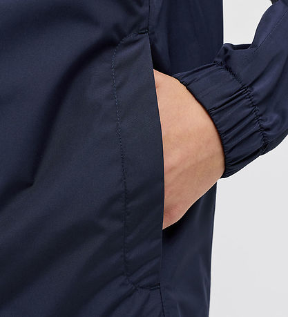 Jack & Jones Regnjakke - JjeLynn - Navy Blazer/Surf The Web Zipp