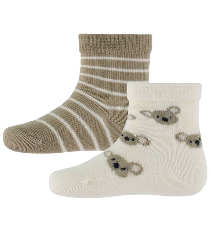 Name It Strømper - 2-pak - NbmBuster - Cloud Dancer