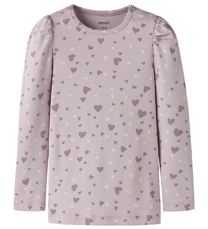 Name It Bluse - NmfHeart - Keepsake Lilac