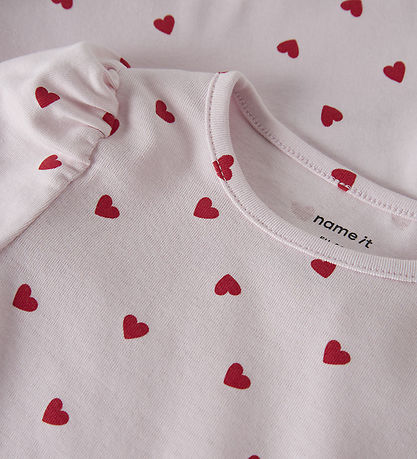 Name It Bluse - NmfHeart - Cradle Pink