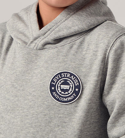 Levis Hættetrøje - Grey Heather