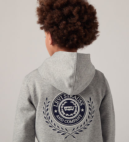 Levis Hættetrøje - Grey Heather
