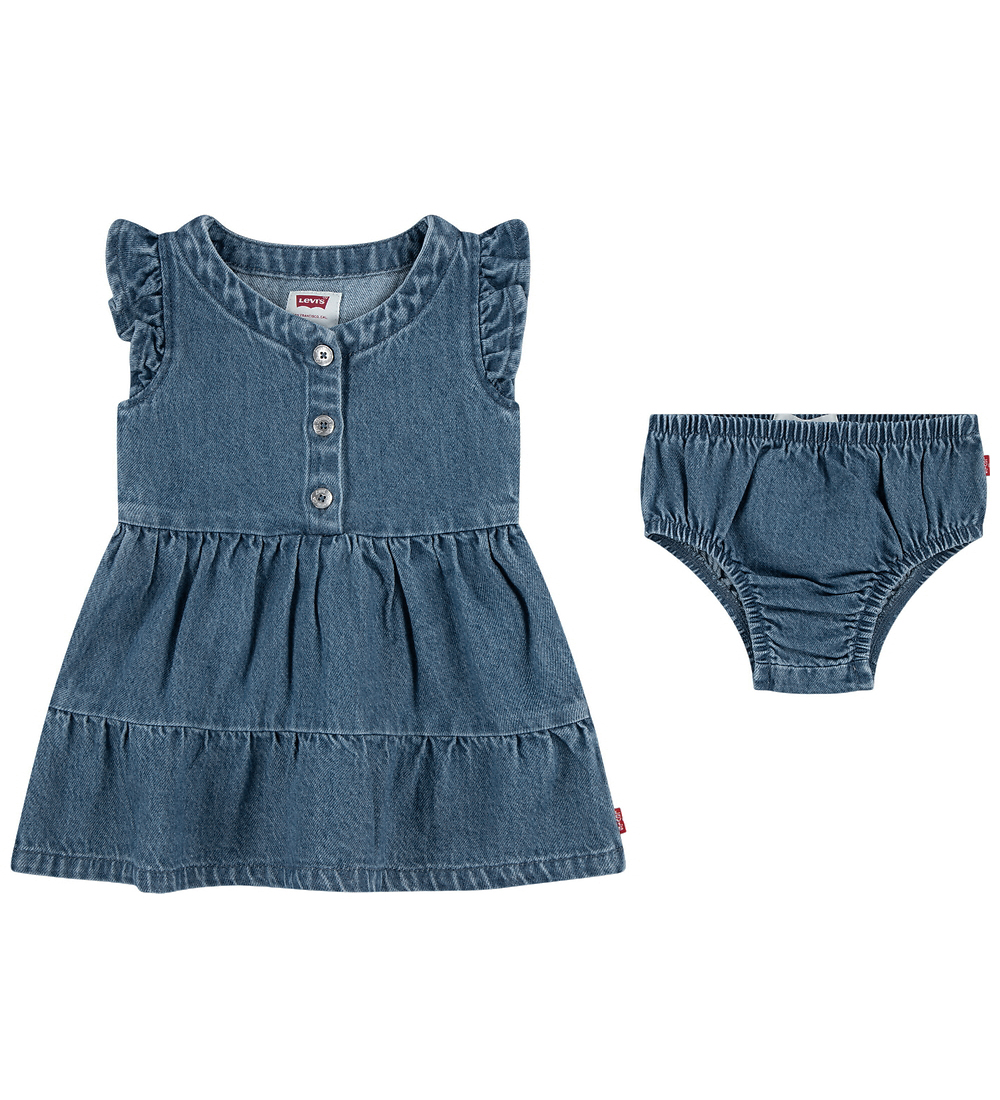 Levis Kleid und Unterhosen - Denim - Dance Rund - Levis - 2 Jahre (92) - Kleider