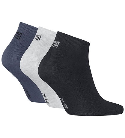 Puma Ankelstrømper - 3-pak - Navy/Grey/Shadow Blue