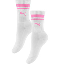 Puma Strømper - 2-pak - Hvid/Pink