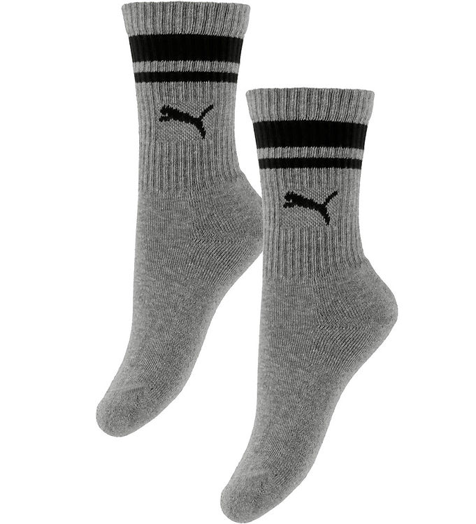 Puma Strømper - 2-pak - Grey Melange