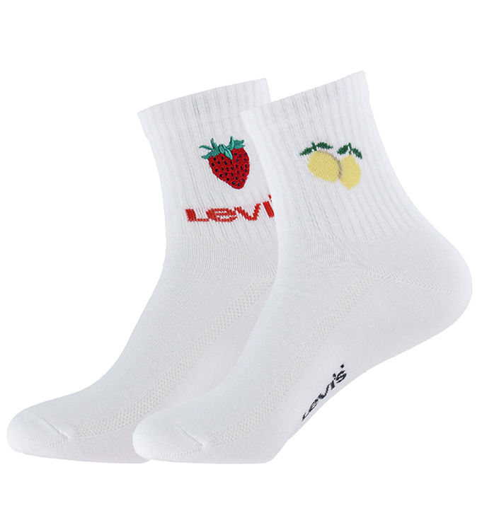 Levis Strømper - 2-Pak - Fruit - White Combo