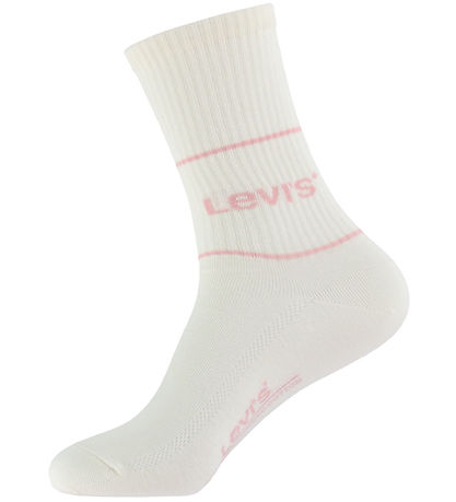 Levis Strømper - 2-pak - Hvid/Grøn/Pink