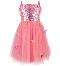 Great Pretenders Udklædning - Butterfly Bliss Kjole - Hot Pink