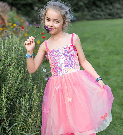 Great Pretenders Udklædning - Butterfly Bliss Kjole - Hot Pink