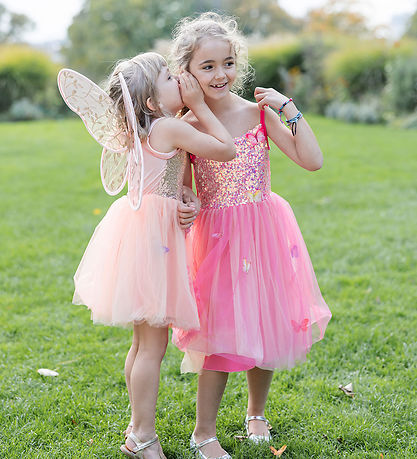 Great Pretenders Udklædning - Butterfly Bliss Kjole - Hot Pink