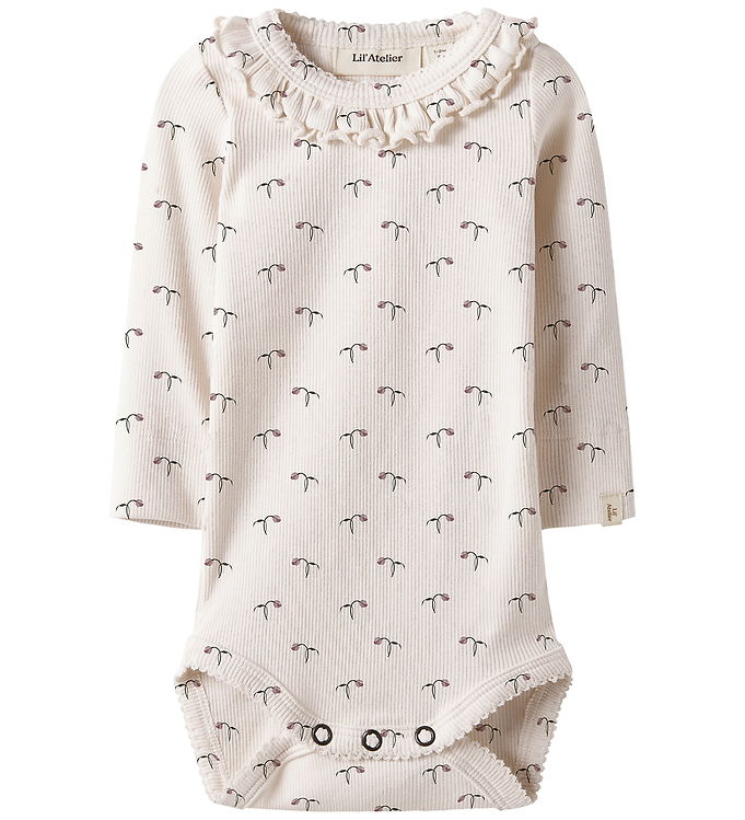 Lil' Atelier Body l/æ - Rib - NbfGago - Almost Mauve/Tulip