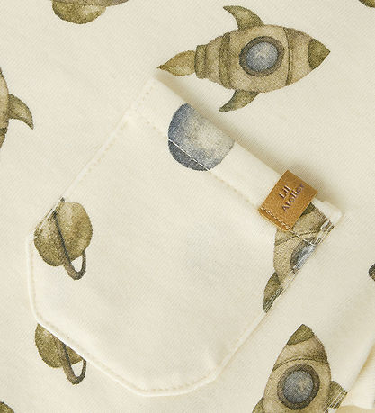 Lil' Atelier Bluse - NmmLayo - Turtledove/Space