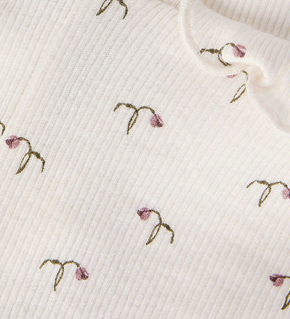 Lil' Atelier Leggings - Rib - NbfGago - Alomst Mauve/Tulip