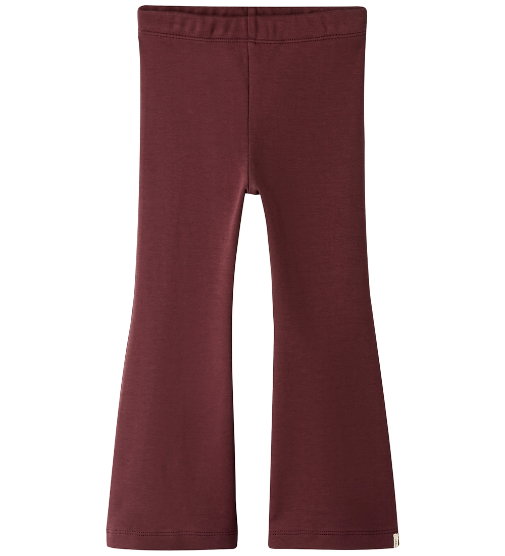 Lil' Atelier Hosen - Bootcut - NmfLimia - Catawba Grape - Lil Atelier - 2 Jahre (92) - Hosen - Baumwolle